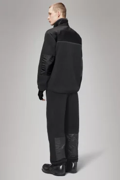 Rains Fleece Jakker|Fleece Jakker<Addis Fleece Crewneck Black