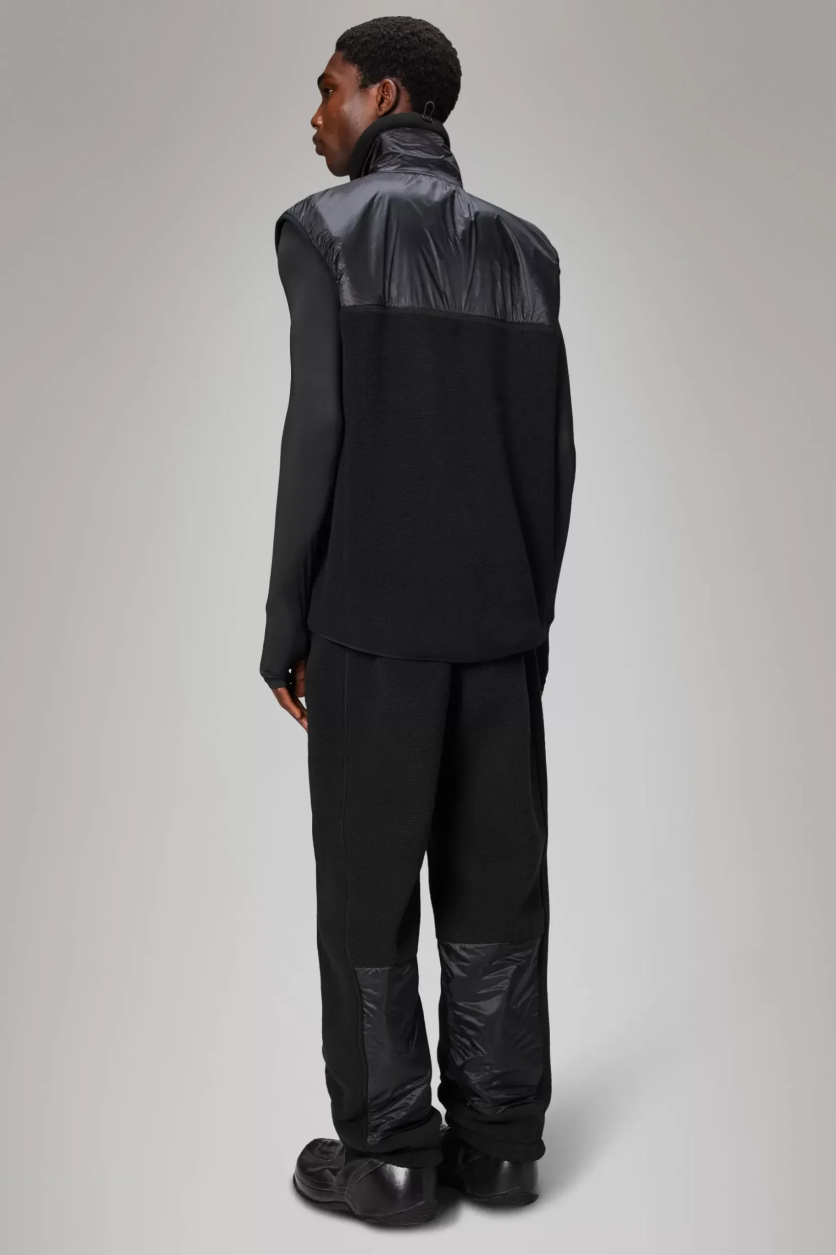 Rains Fleece Jakker|Fleece Jakker<Addis Fleece Crewneck Black