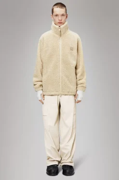 Rains Fleece Jakker|Fleece Jakker<Addis Fleece Crewneck Sand