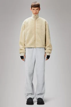 Rains Fleece Jakker|Fleece Jakker<Addis Fleece Crewneck Sand