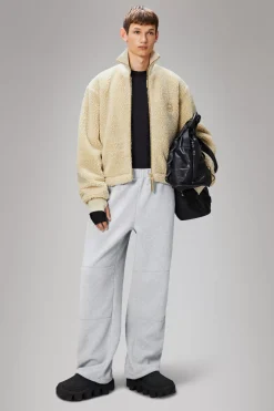 Rains Fleece Jakker|Fleece Jakker<Addis Fleece Crewneck Sand