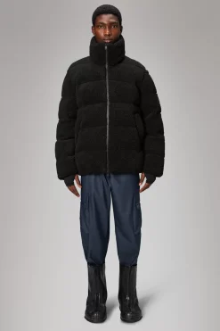 Rains Fleece Jakker|Fleece Jakker<Addis Fleece Crewneck Black