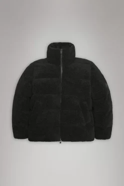 Rains Fleece Jakker|Fleece Jakker<Addis Fleece Crewneck Black