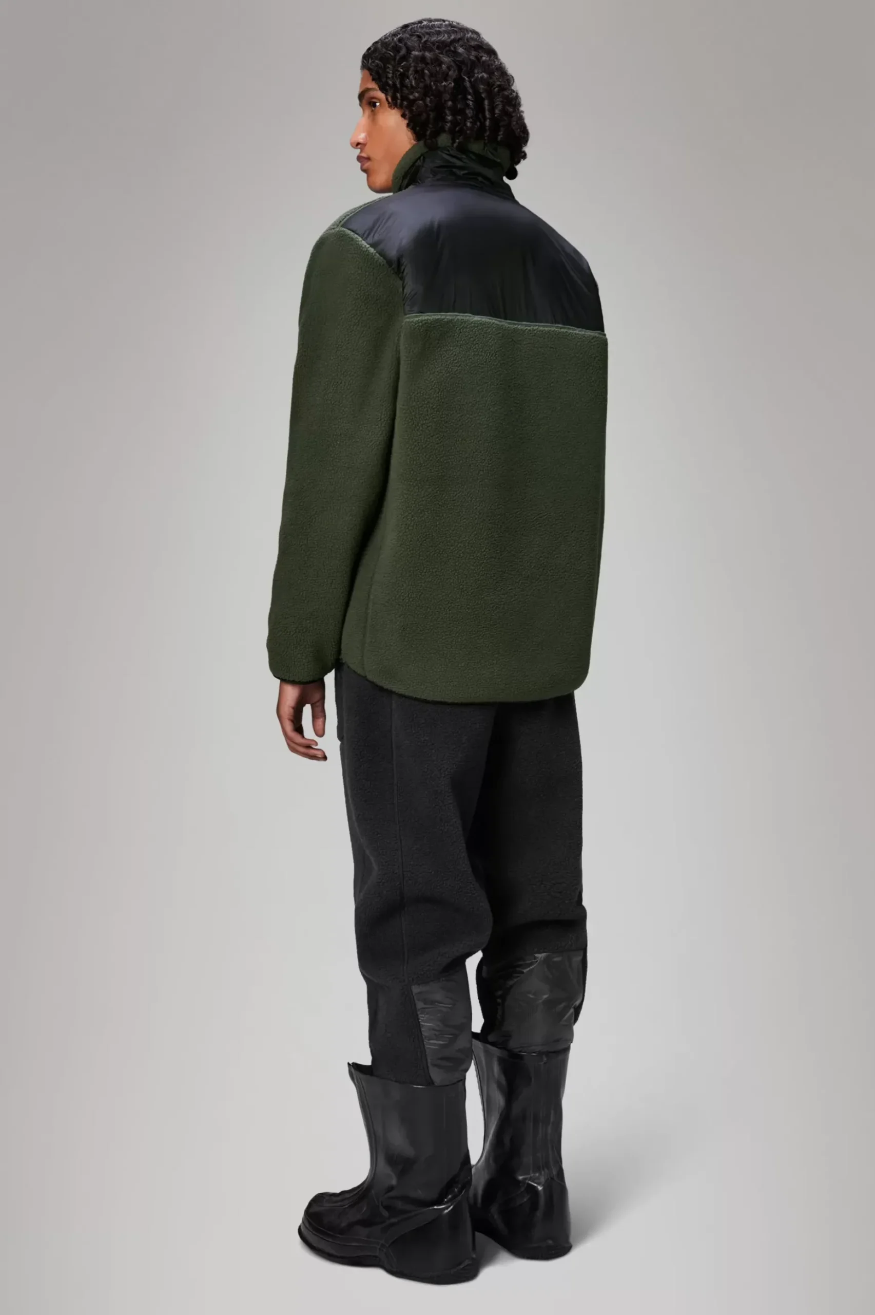 Rains Fleece Jakker|Fleece Jakker<Addis Fleece Crewneck Green