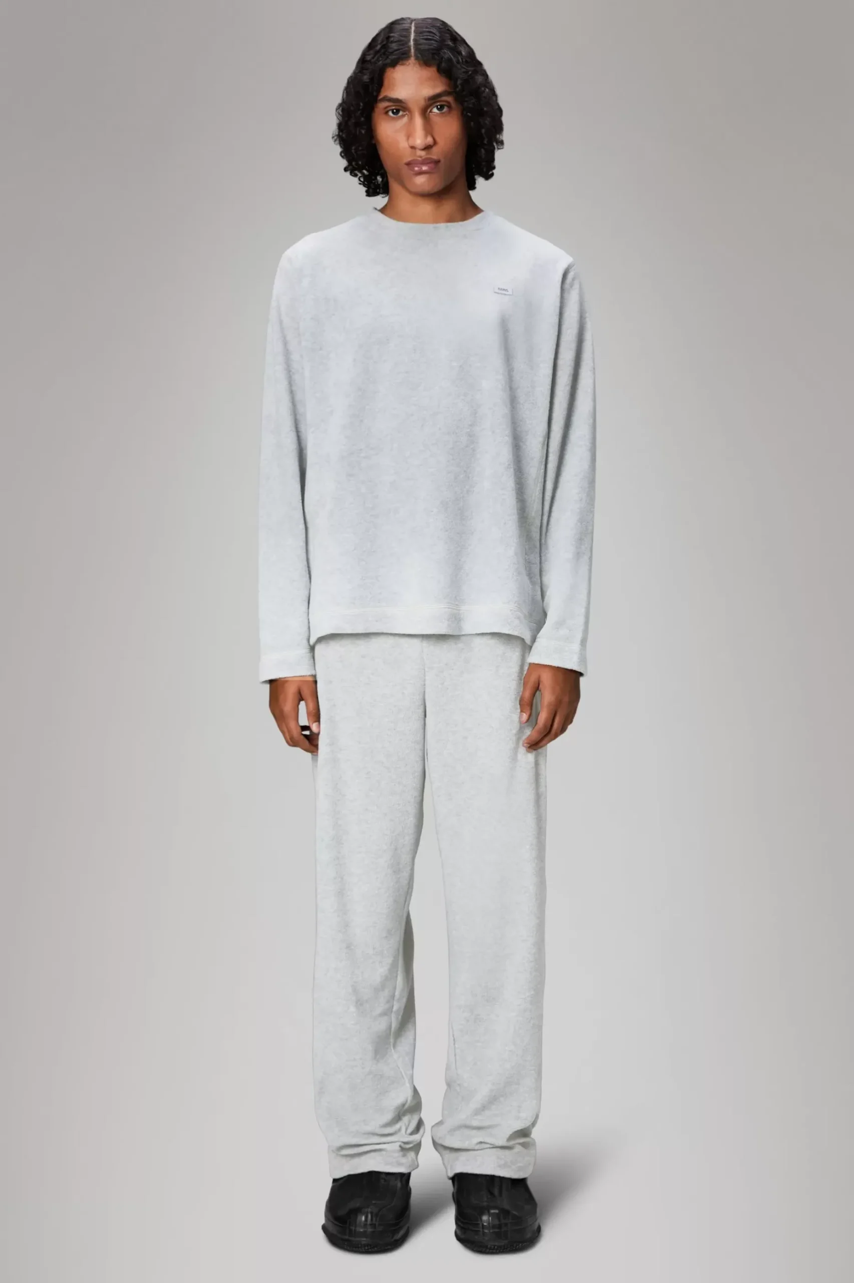Rains Fleece Jakker|Fleece Jakker<Addis Fleece Crewneck GreyMelange