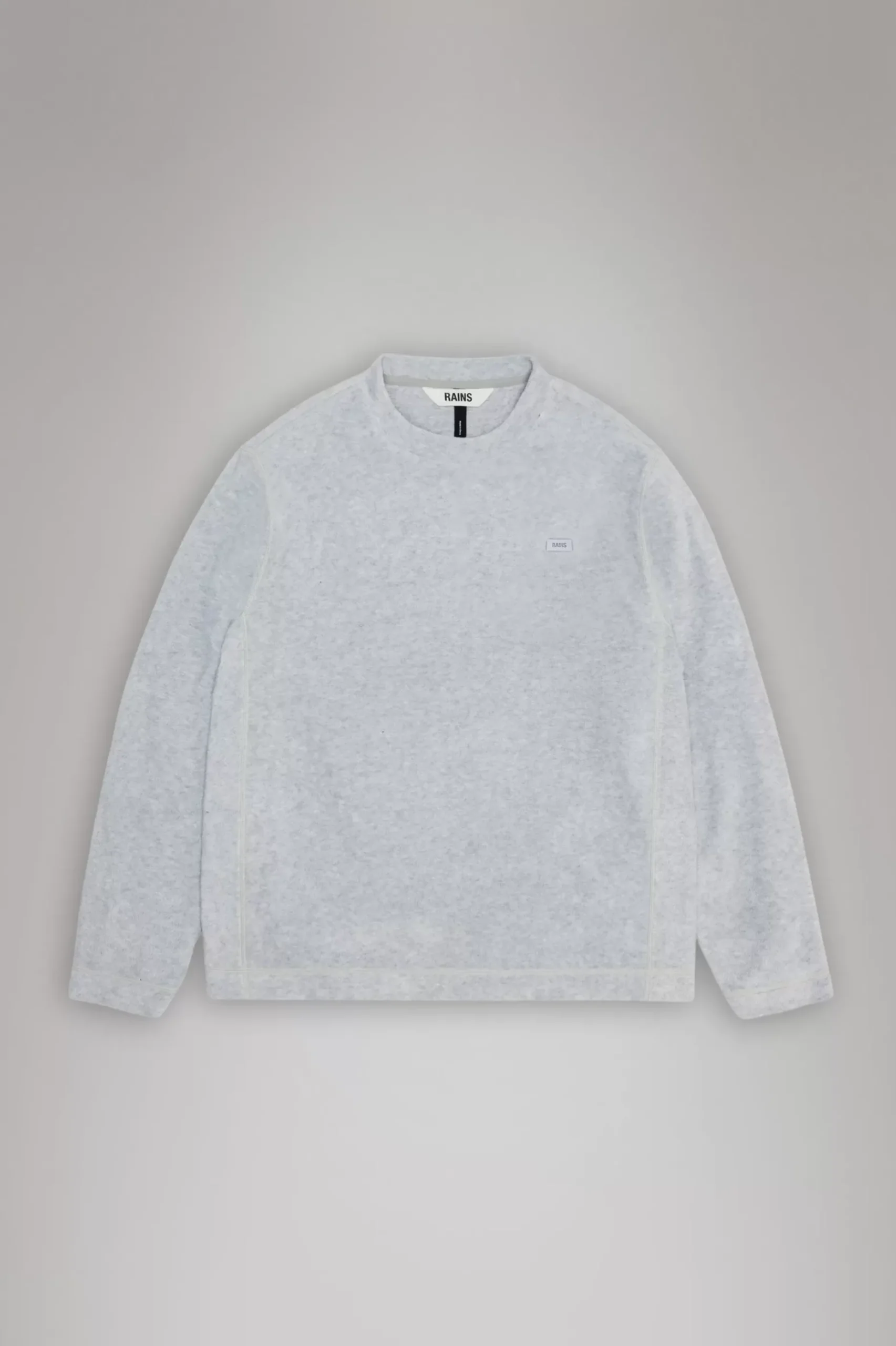 Rains Fleece Jakker|Fleece Jakker<Addis Fleece Crewneck GreyMelange