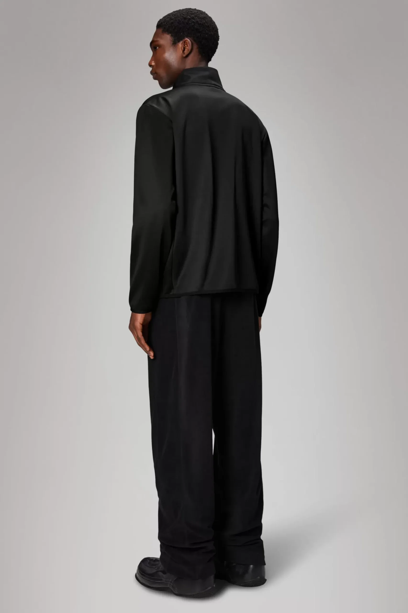 Rains Fleece Jakker|Fleece Jakker<Addis Fleece Crewneck Black