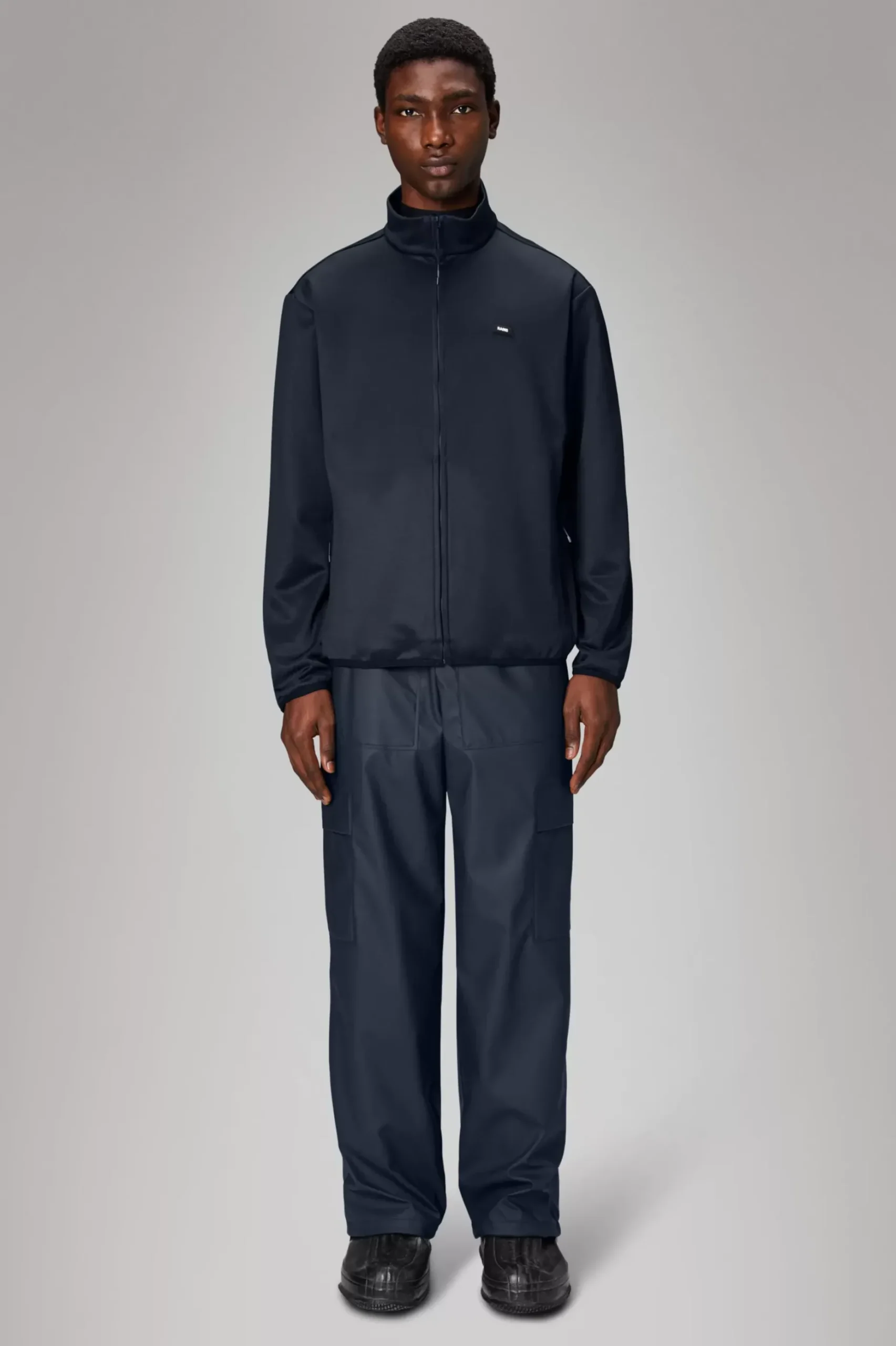 Rains Fleece Jakker|Fleece Jakker<Addis Fleece Crewneck Navy