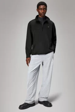 Rains Fleece Jakker|Fleece Jakker<Addis Fleece Crewneck Black
