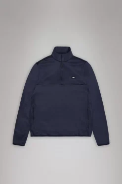 Rains Fleece Jakker|Fleece Jakker<Addis Fleece Crewneck Navy