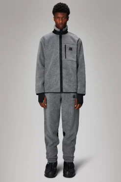 Rains Fleece Jakker|Fleece Jakker<Addis Fleece Crewneck DarkGreyMelange