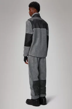 Rains Fleece Jakker|Fleece Jakker<Addis Fleece Crewneck DarkGreyMelange