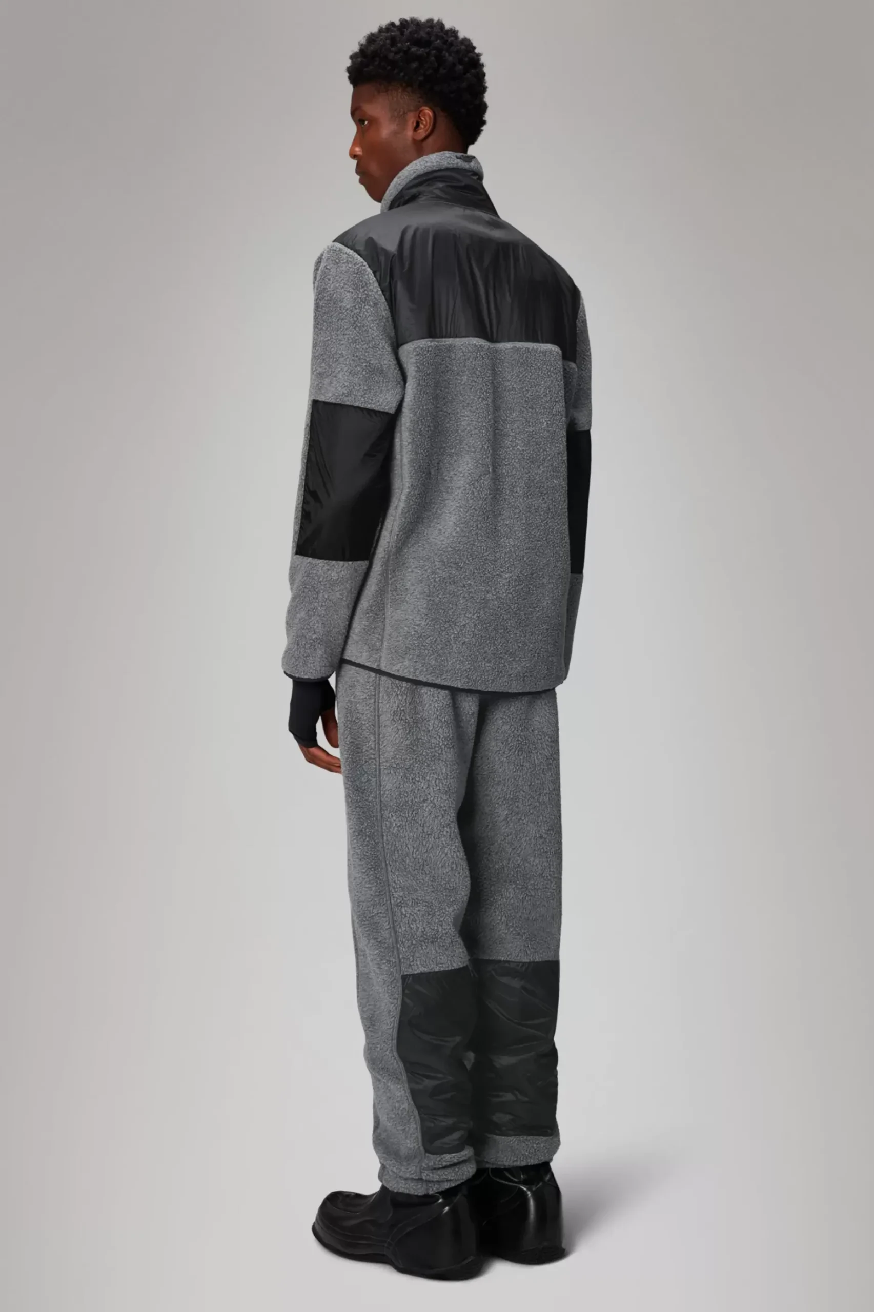 Rains Fleece Jakker|Fleece Jakker<Addis Fleece Crewneck DarkGreyMelange