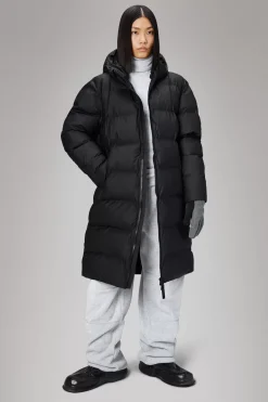 Rains Puffers|Vinterjakker<Alta Longer Puffer Jacket Black