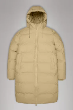 Rains Puffers|Vinterjakker<Alta Longer Puffer Jacket Sand