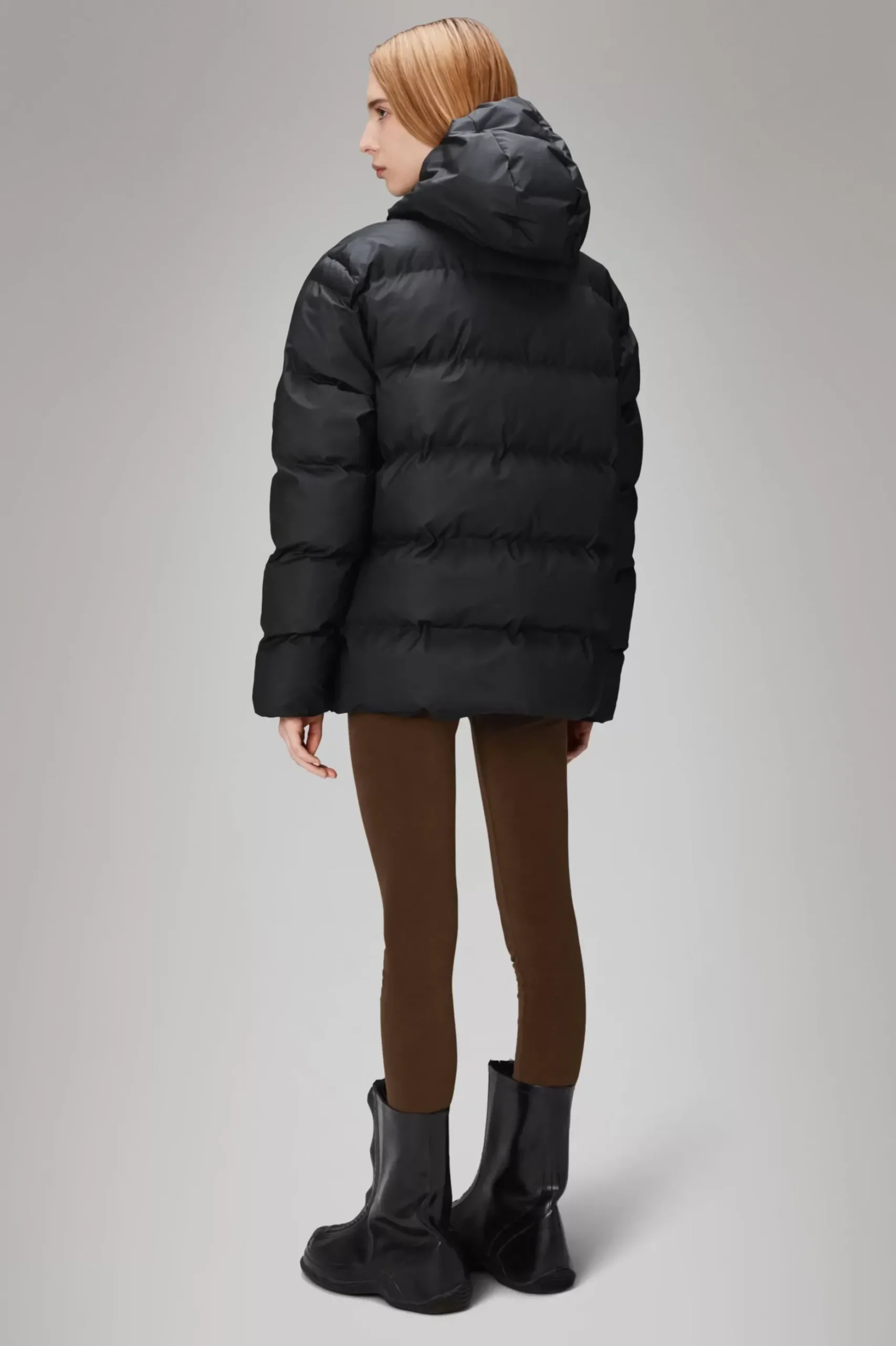 Rains Puffers|Vinterjakker<Alta Longer Puffer Jacket Black