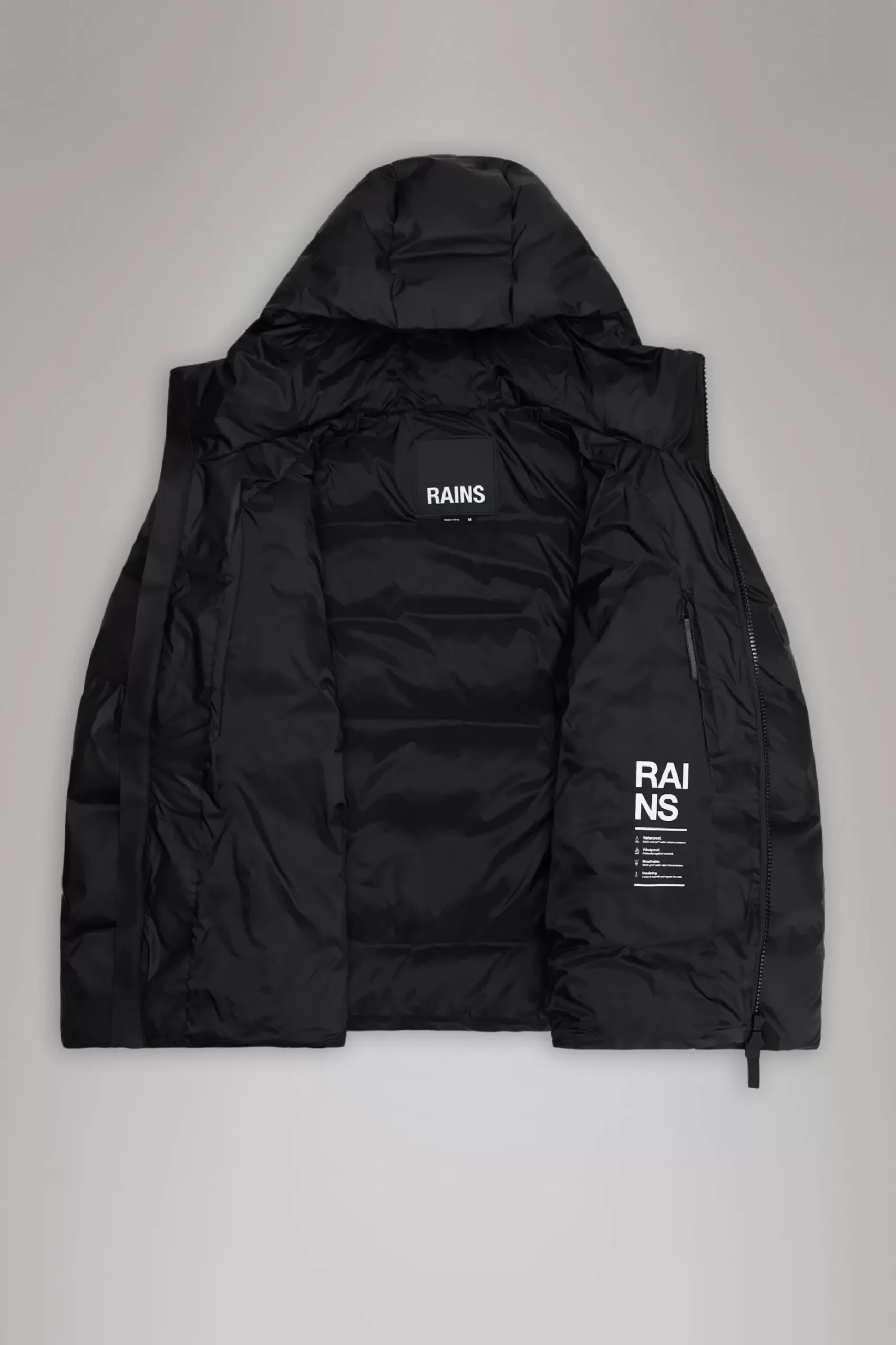 Rains Puffers|Vinterjakker<Alta Longer Puffer Jacket Black