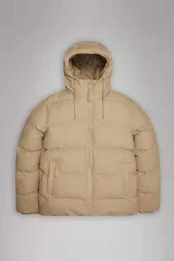 Rains Puffers|Vinterjakker<Alta Longer Puffer Jacket Sand