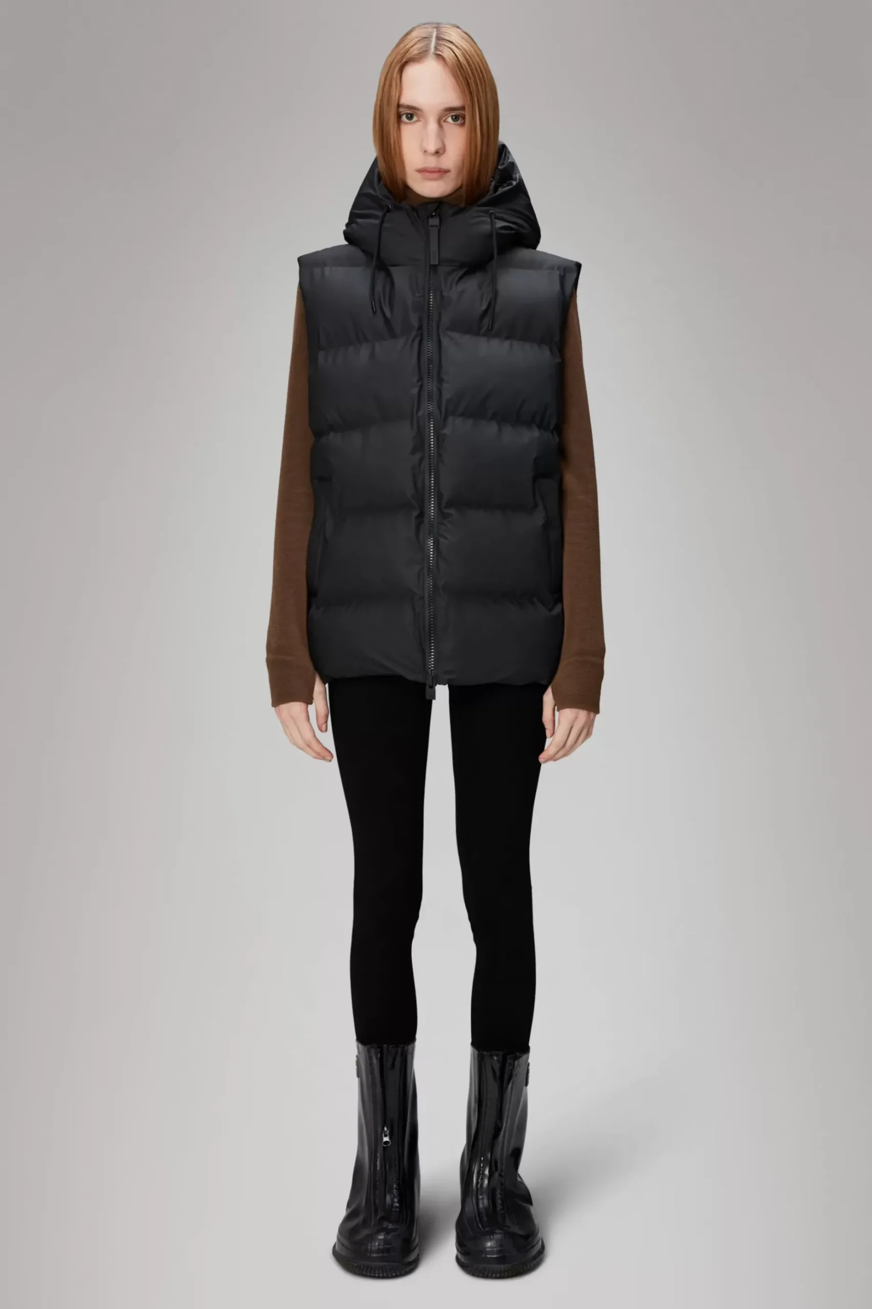 Rains Puffers|Veste<Alta Longer Puffer Jacket Black
