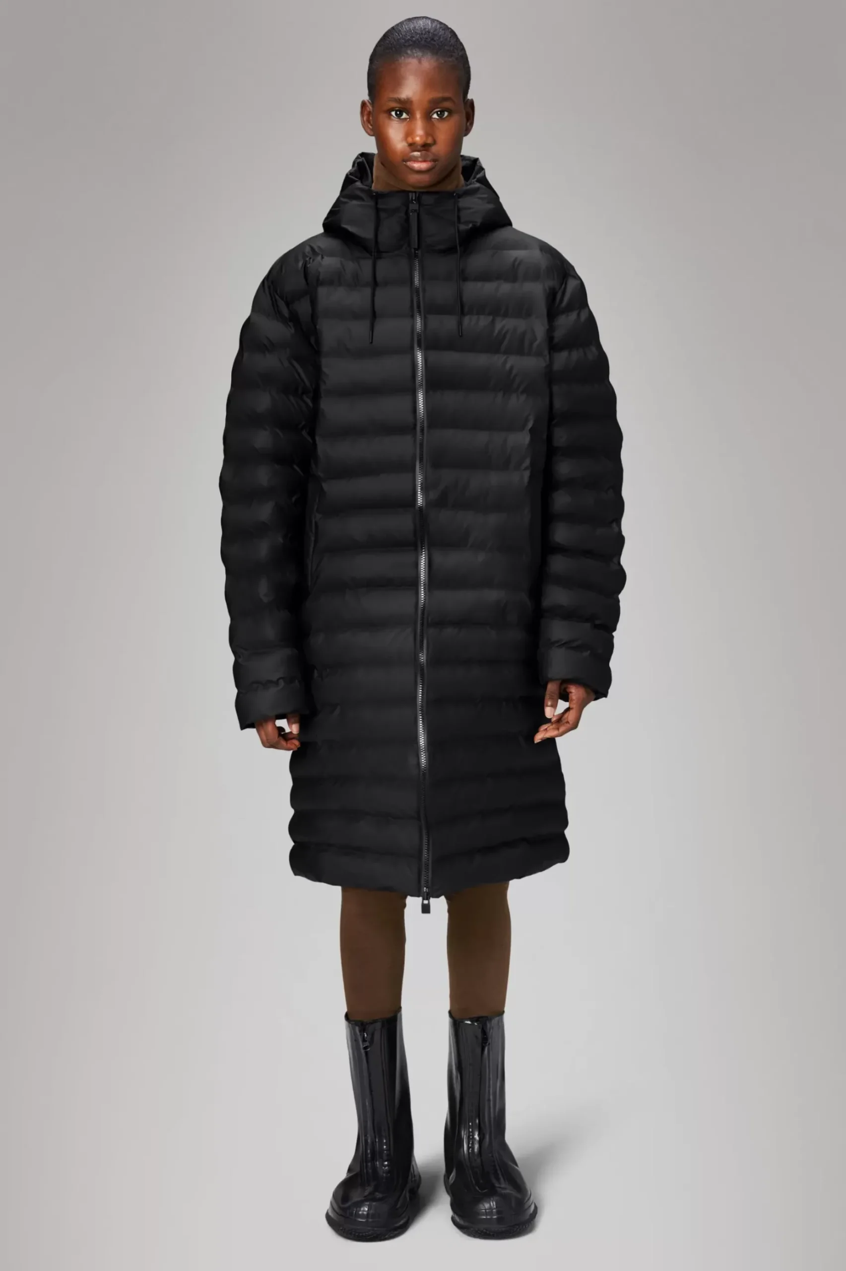 Rains Puffers|Vinterjakker<Alta Longer Puffer Jacket Black