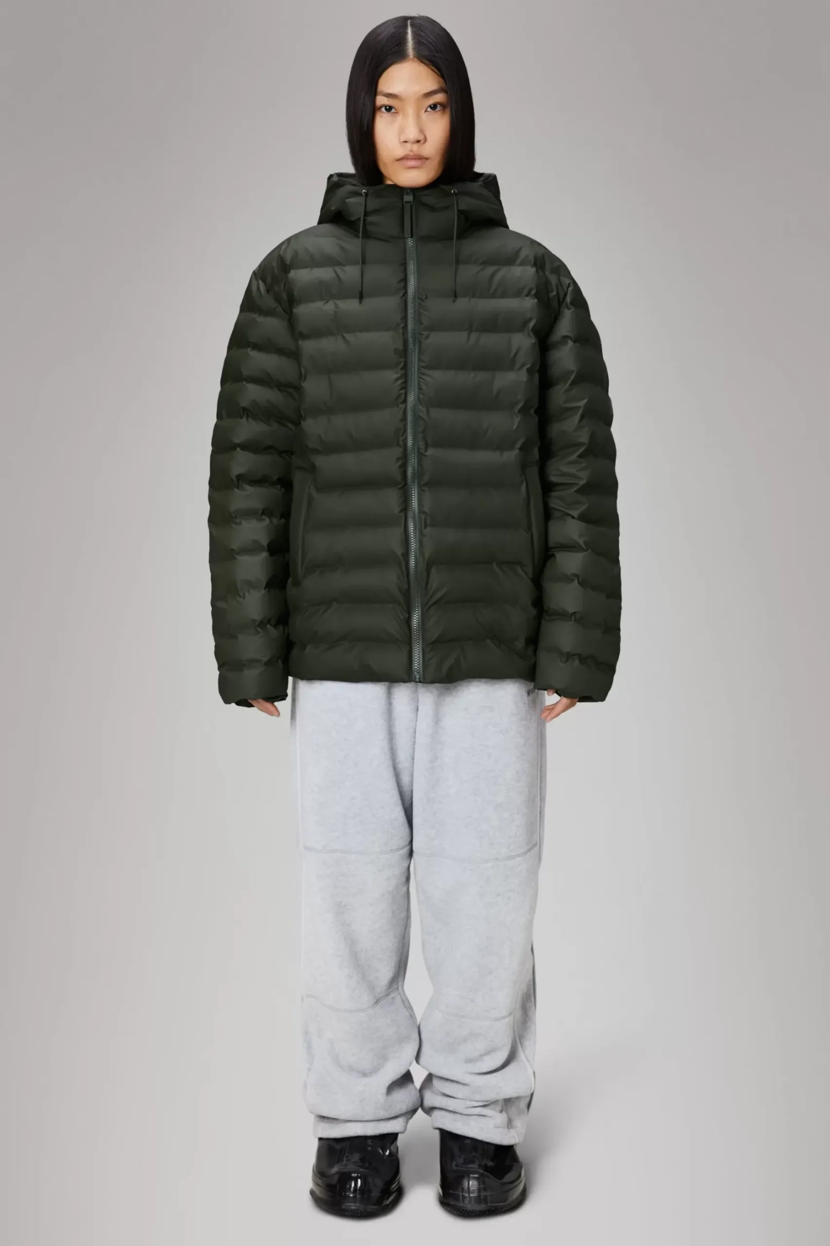 Rains Puffers|Vinterjakker<Alta Longer Puffer Jacket Green