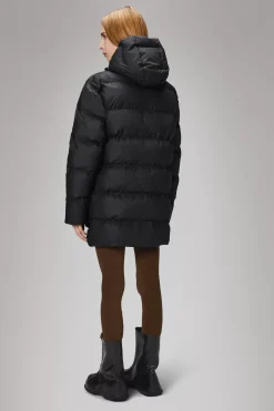 Rains Puffers|Vinterjakker<Alta Longer Puffer Jacket Black