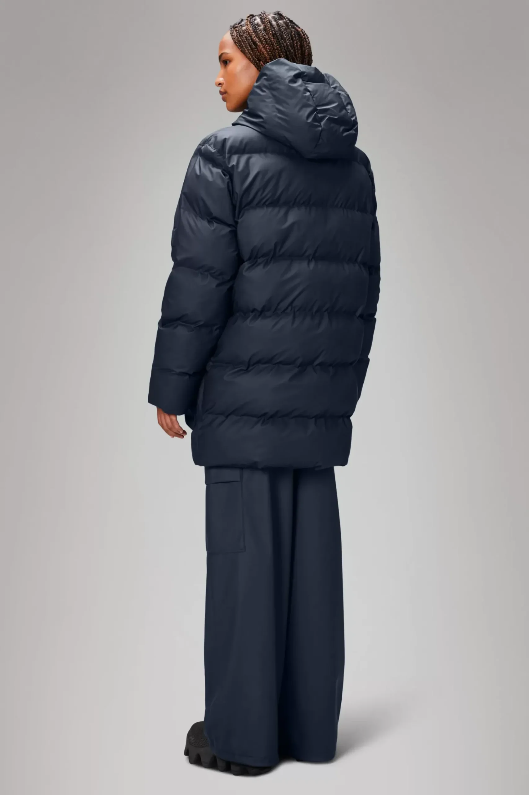 Rains Puffers|Vinterjakker<Alta Longer Puffer Jacket Navy