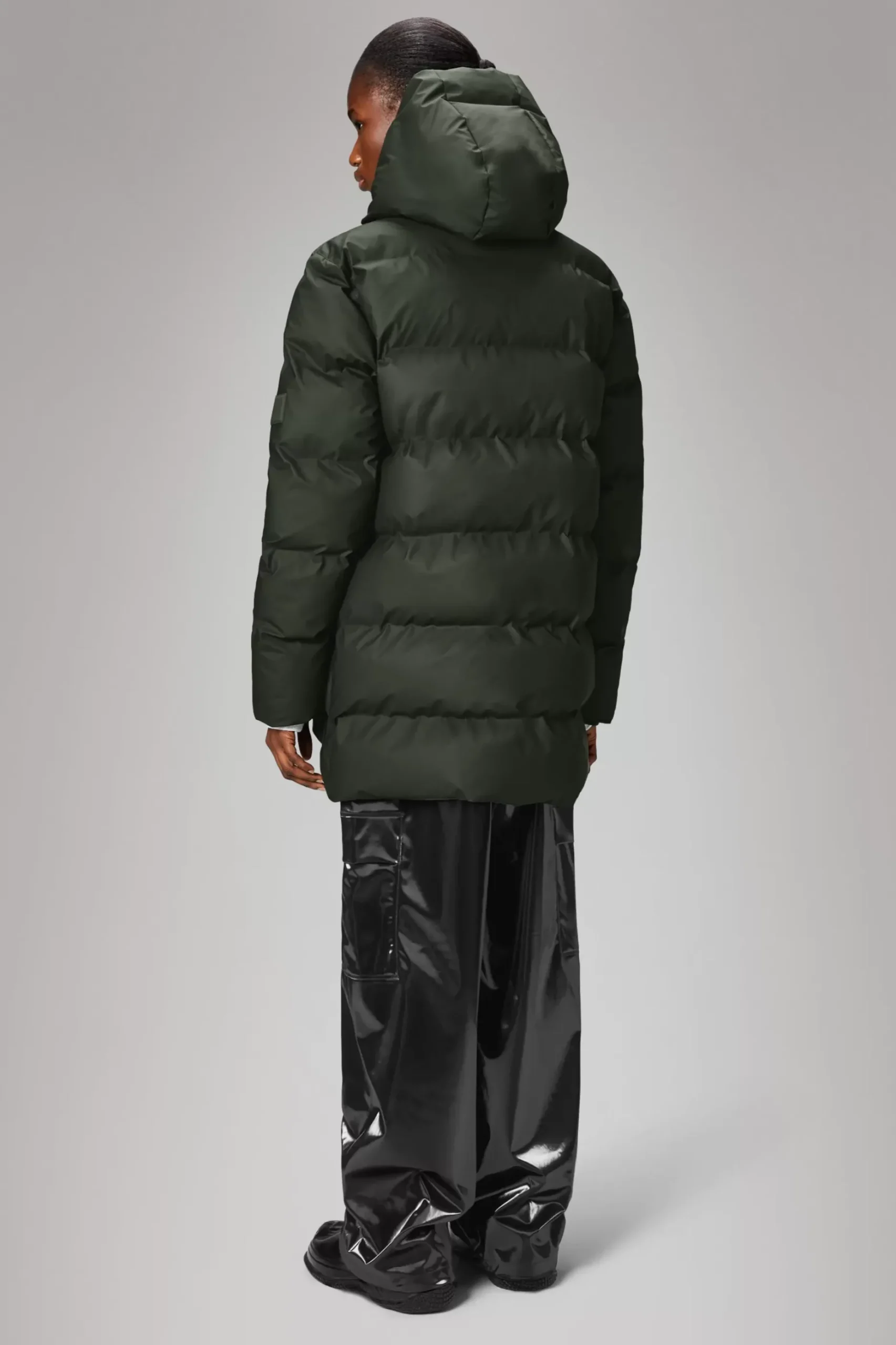 Rains Puffers|Vinterjakker<Alta Longer Puffer Jacket Green