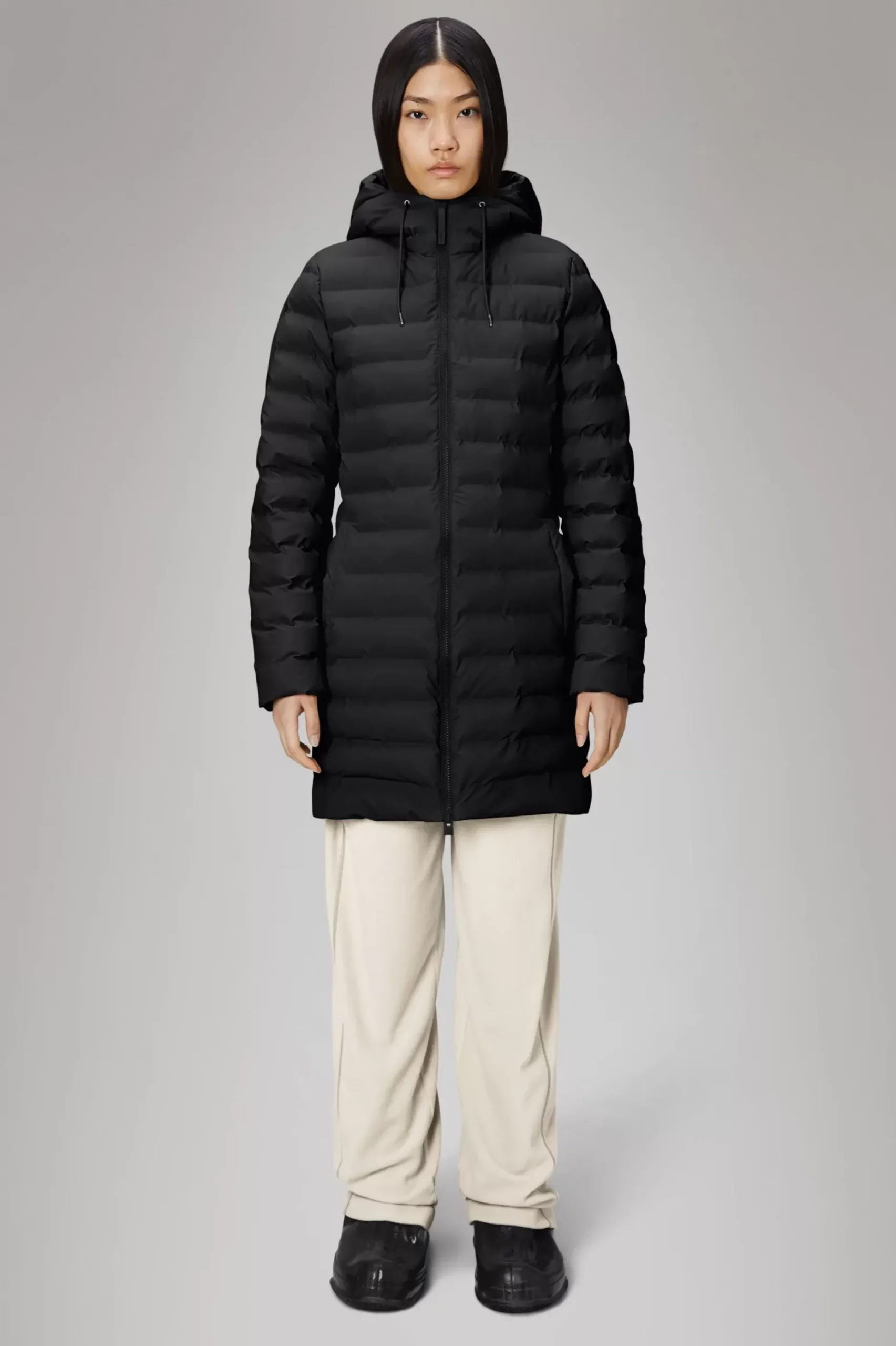 Rains Puffers|Vinterjakker<Alta Longer Puffer Jacket Black