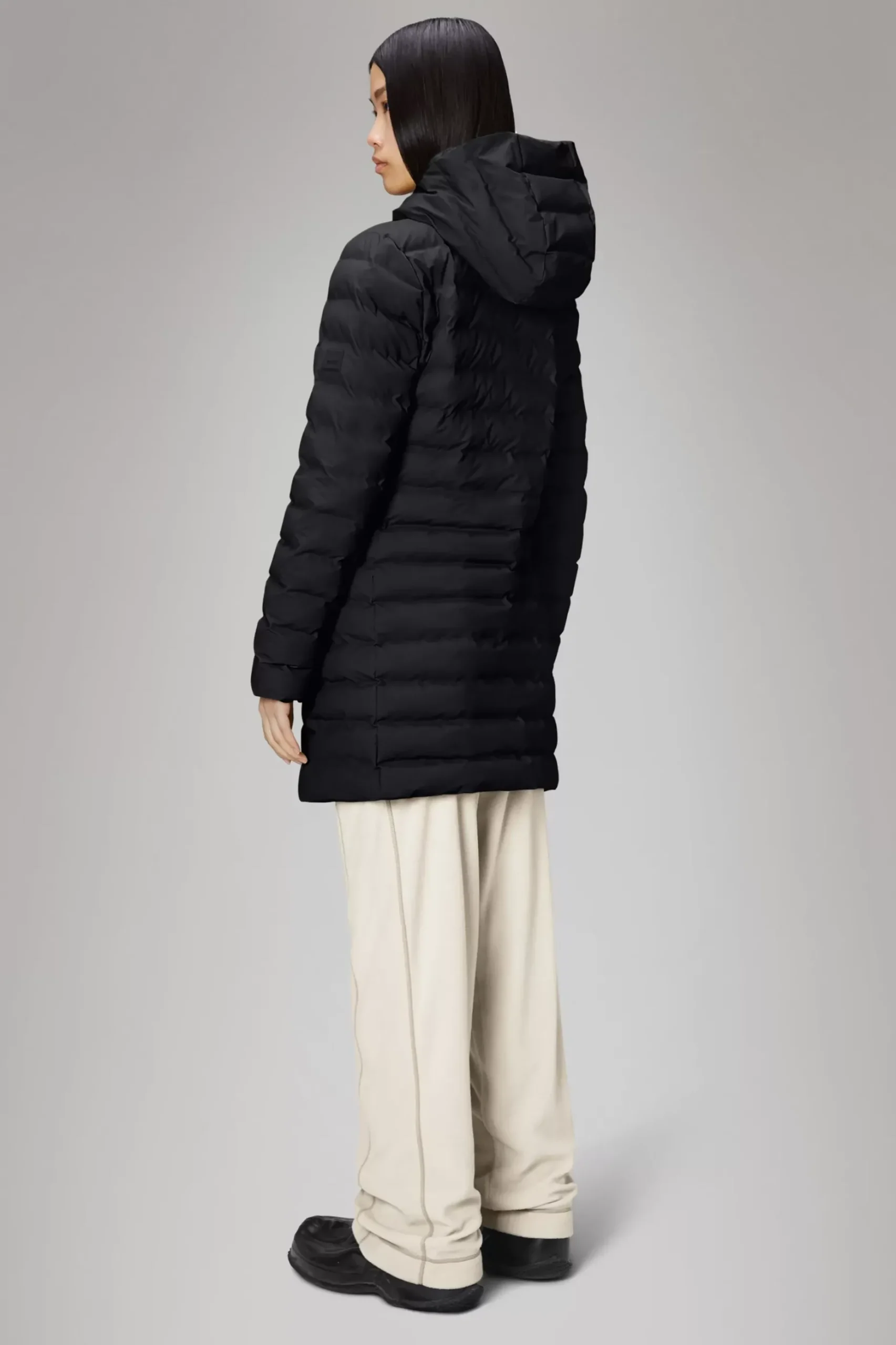 Rains Puffers|Vinterjakker<Alta Longer Puffer Jacket Black
