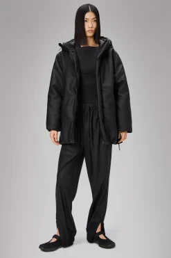 Rains Vinterjakker<Alta Longer Puffer Jacket Black