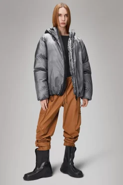 Rains Puffers|Vinterjakker<Alta Longer Puffer Jacket Grey