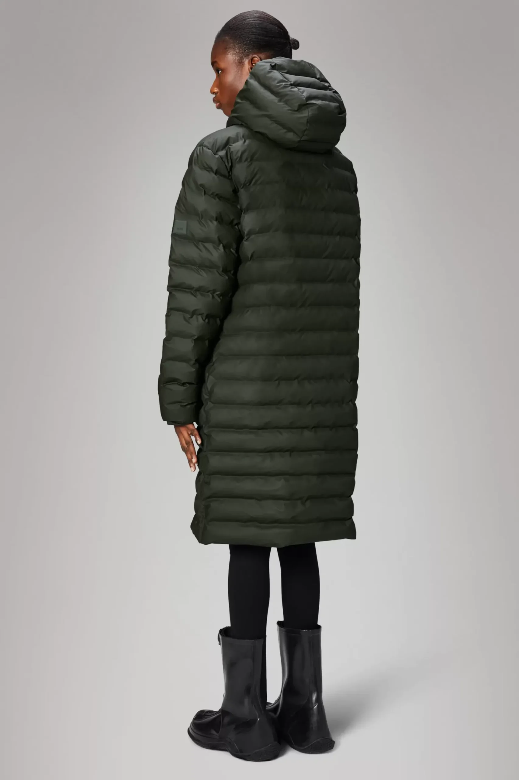 Rains Puffers|Vinterjakker<Alta Longer Puffer Jacket Green
