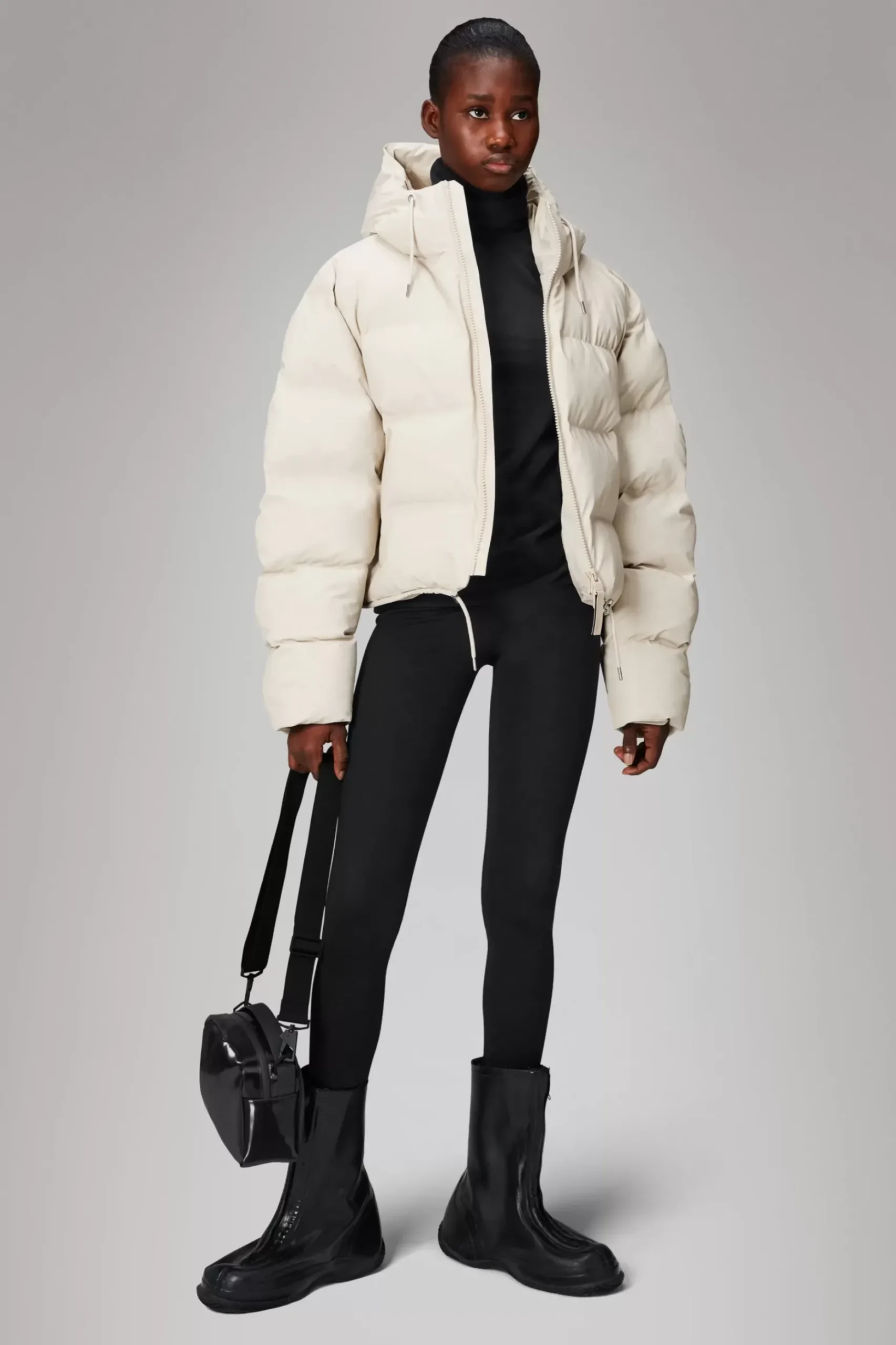 Rains Puffers|Vinterjakker<Alta Longer Puffer Jacket Dune