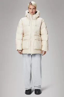 Rains Puffers|Vinterjakker<Alta Longer Puffer Jacket DuneGrain