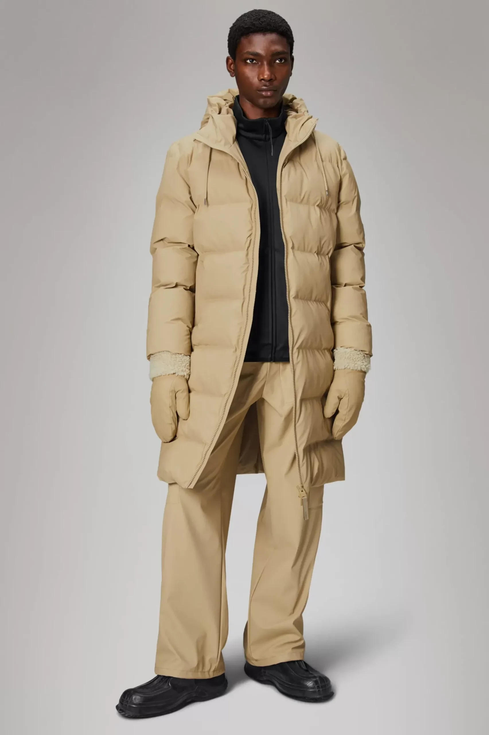 Rains Puffers|Vinterjakker<Alta Puffer Jacket Sand