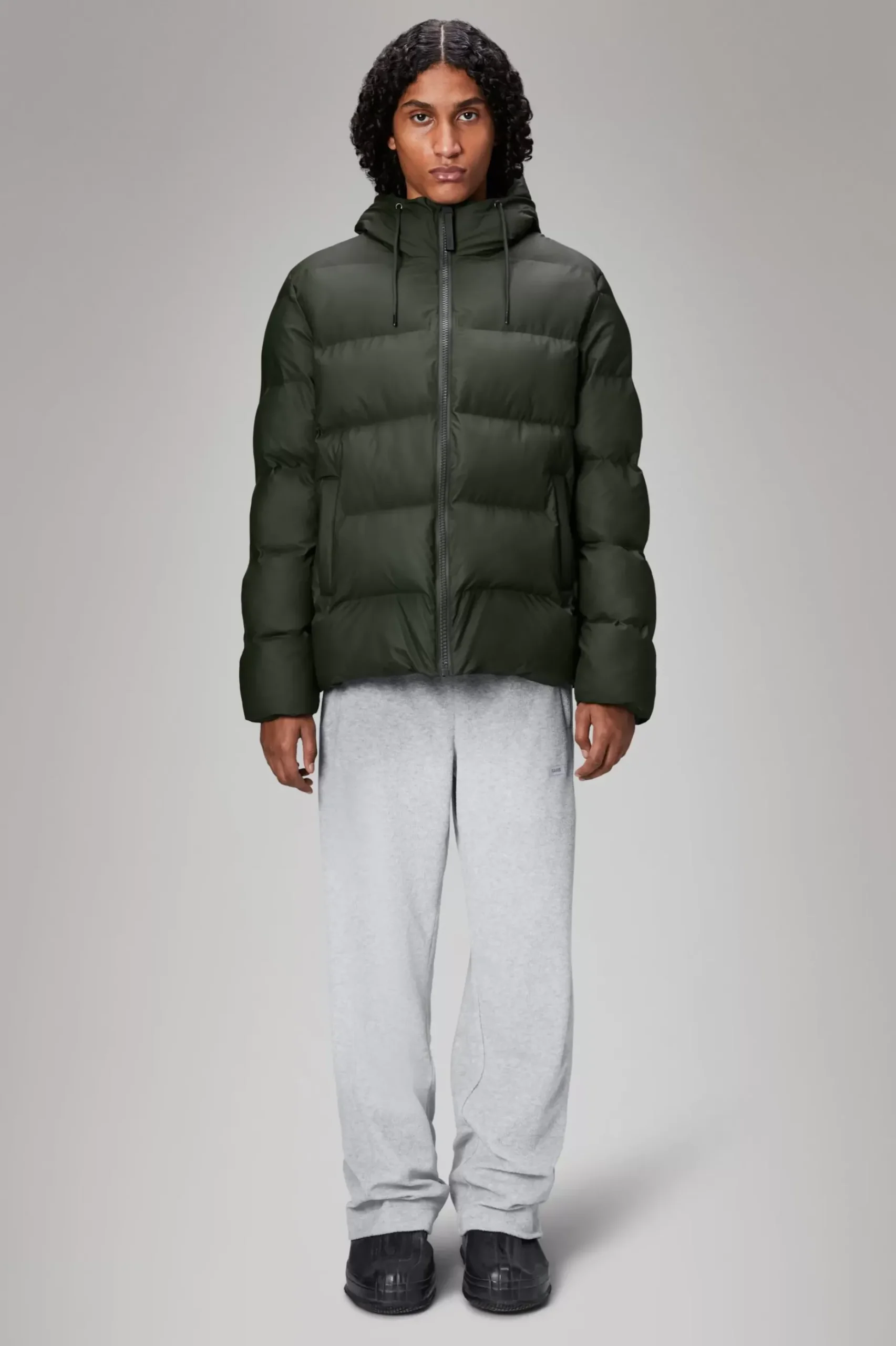 Rains Puffers|Vinterjakker<Alta Puffer Jacket Green