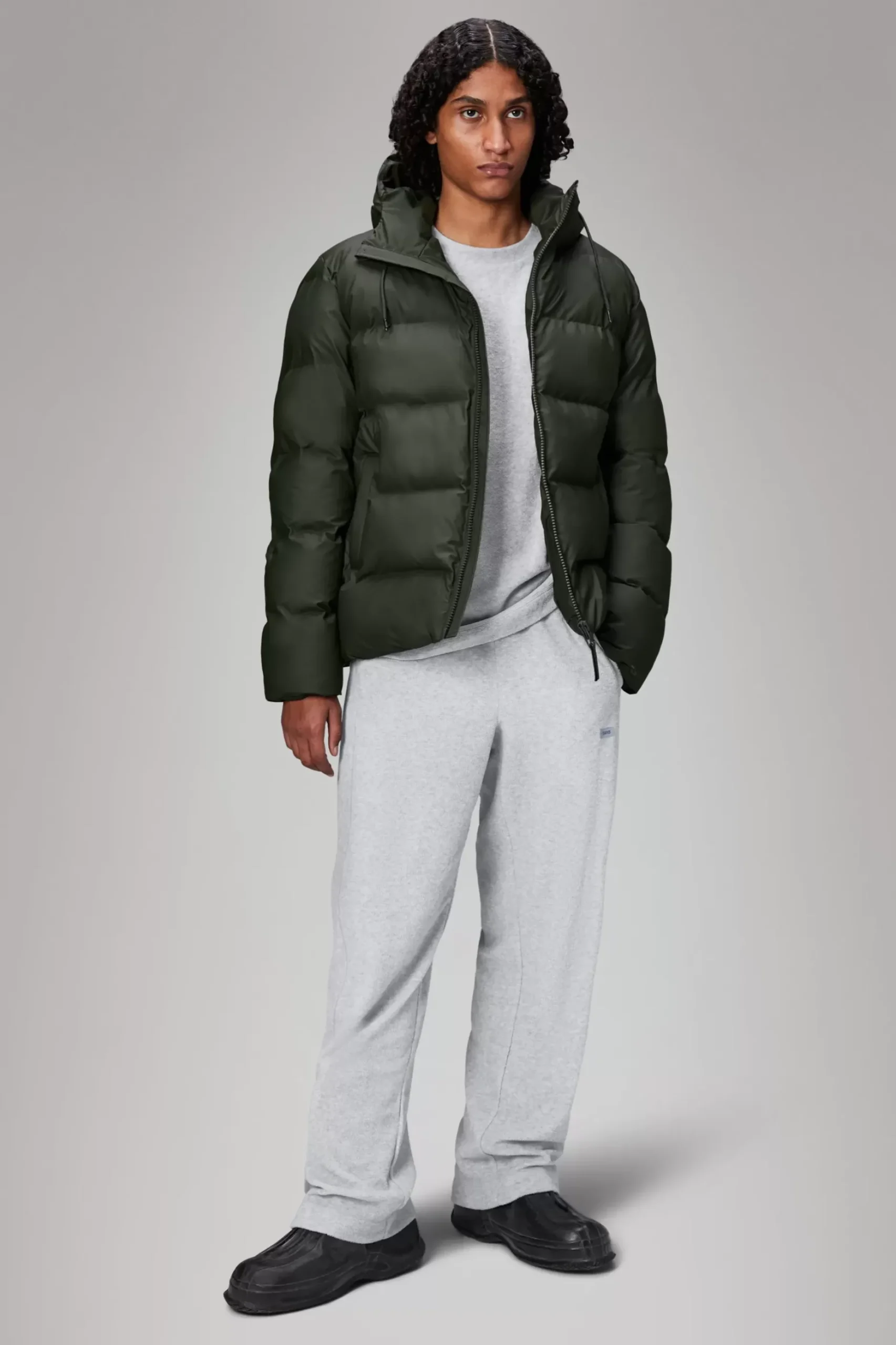Rains Puffers|Vinterjakker<Alta Puffer Jacket Green