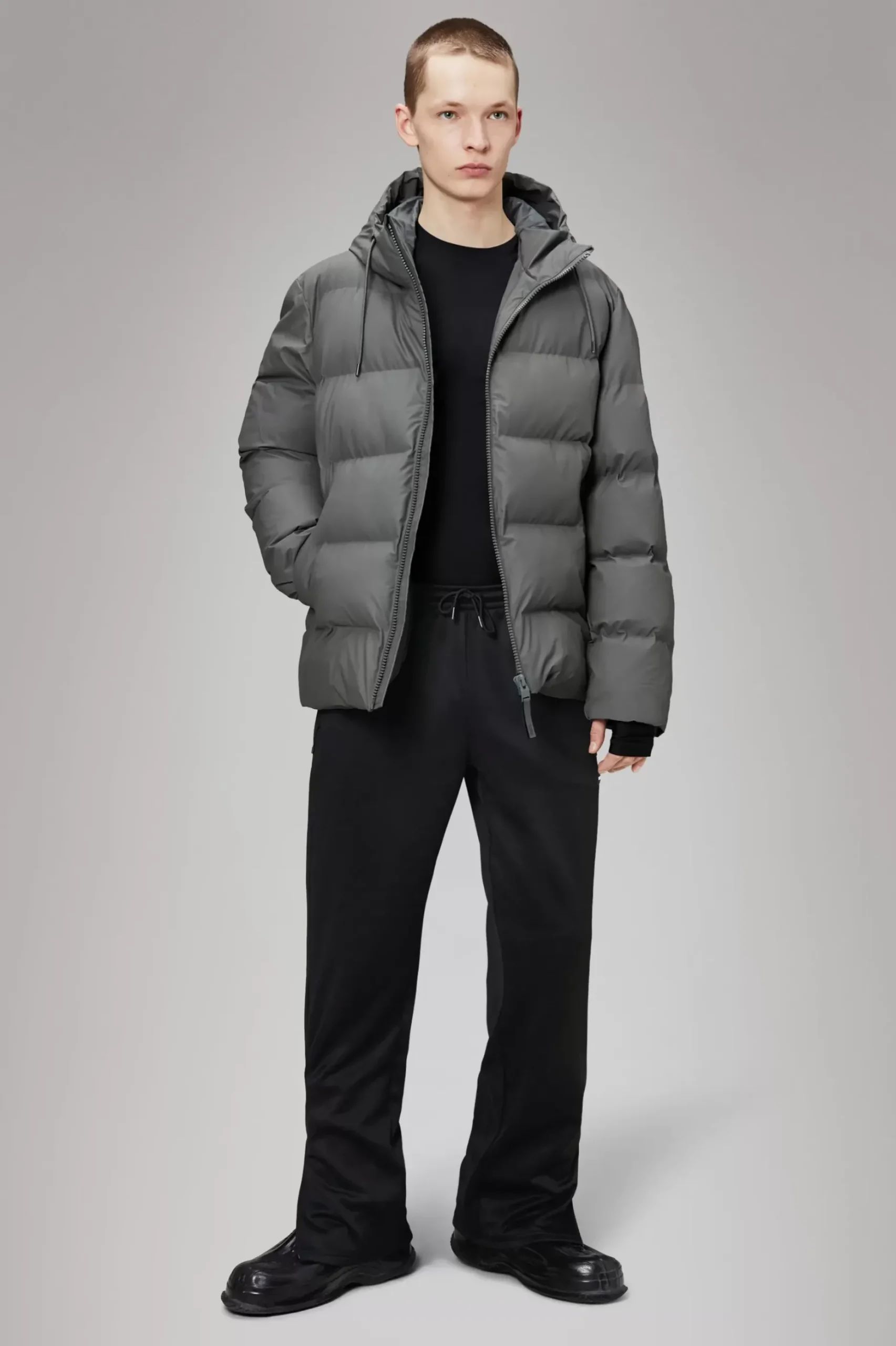 Rains Puffers|Vinterjakker<Alta Puffer Jacket Grey