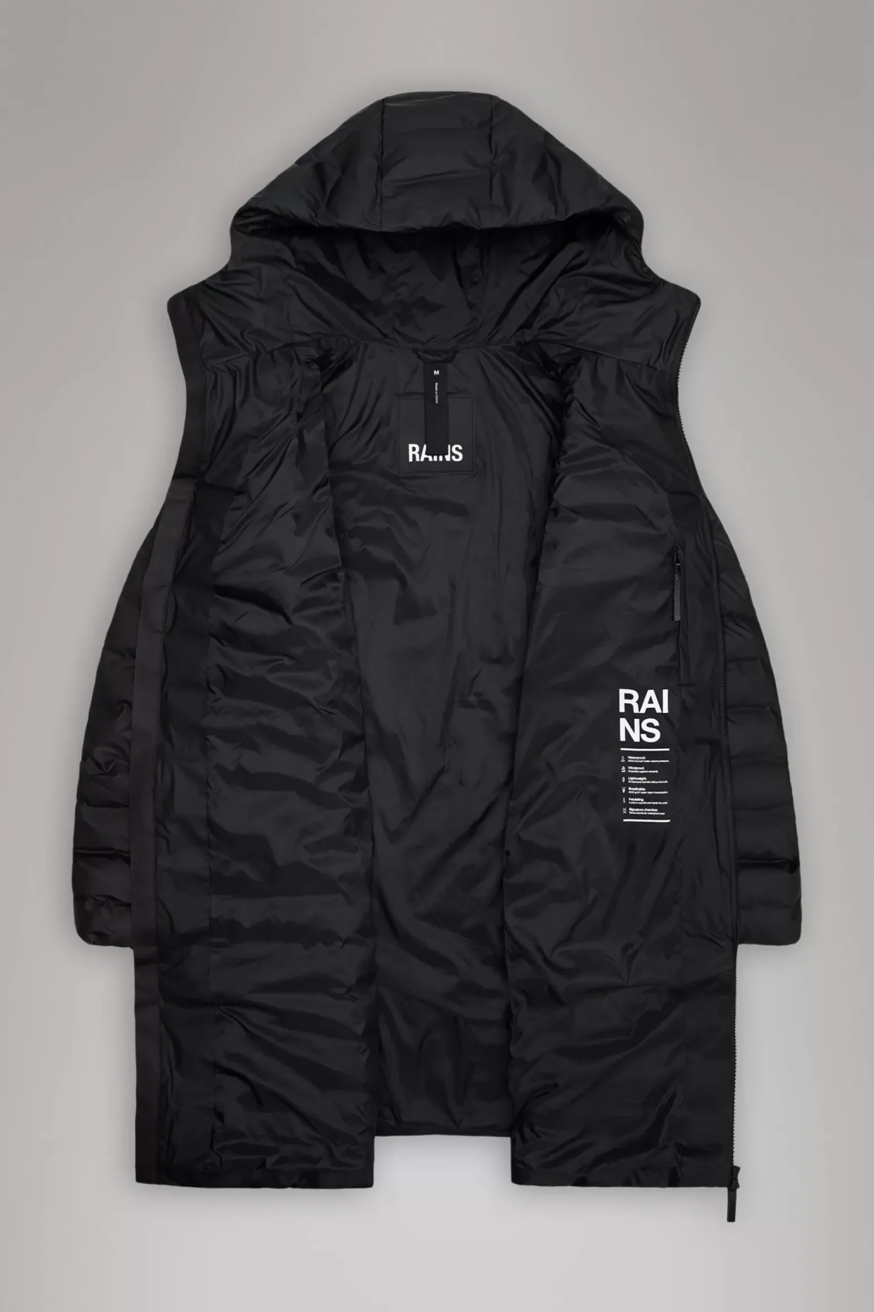 Rains Puffers|Parkajakker<Alta Puffer Jacket Black