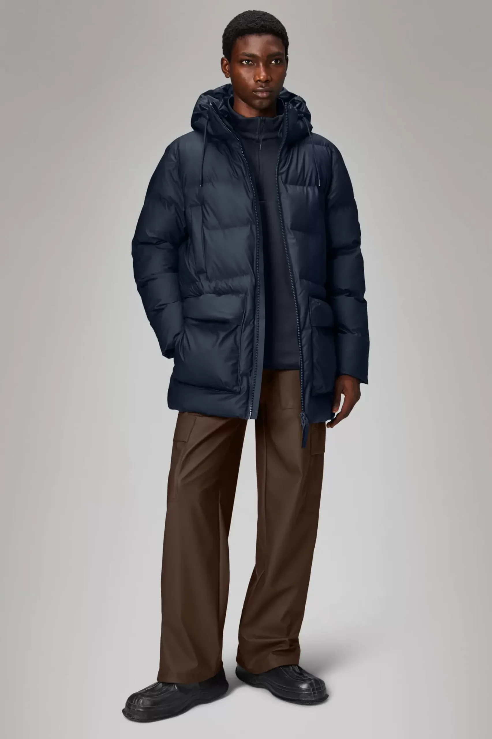 Rains Puffers|Vinterjakker<Alta Puffer Jacket Navy