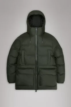 Rains Puffers|Vinterjakker<Alta Puffer Jacket Green