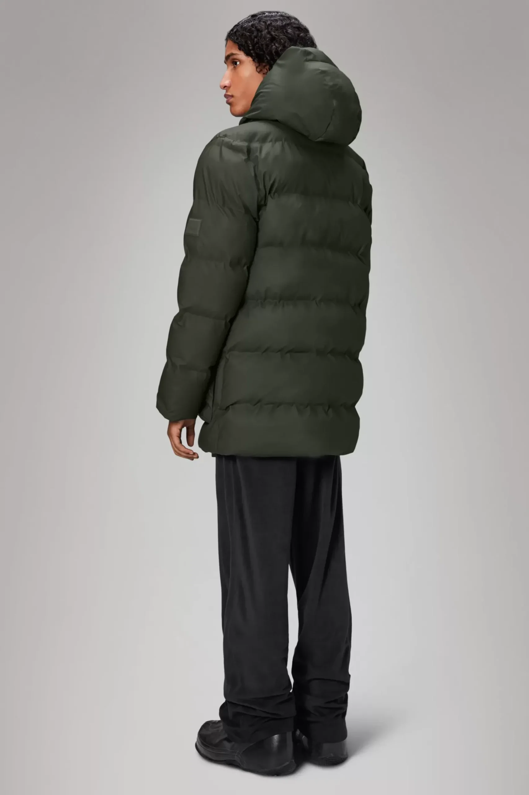Rains Puffers|Vinterjakker<Alta Puffer Jacket Green