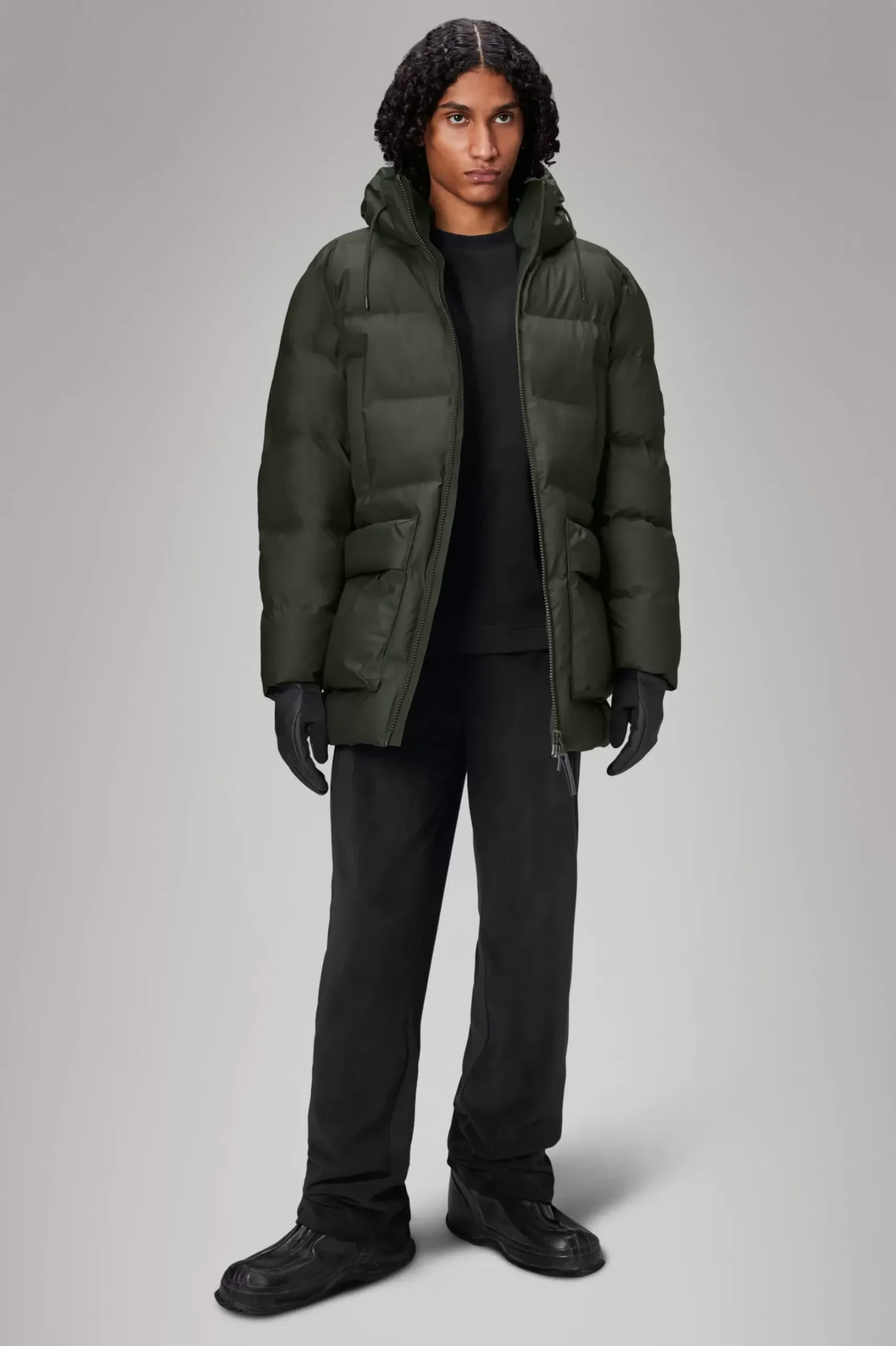 Rains Puffers|Vinterjakker<Alta Puffer Jacket Green