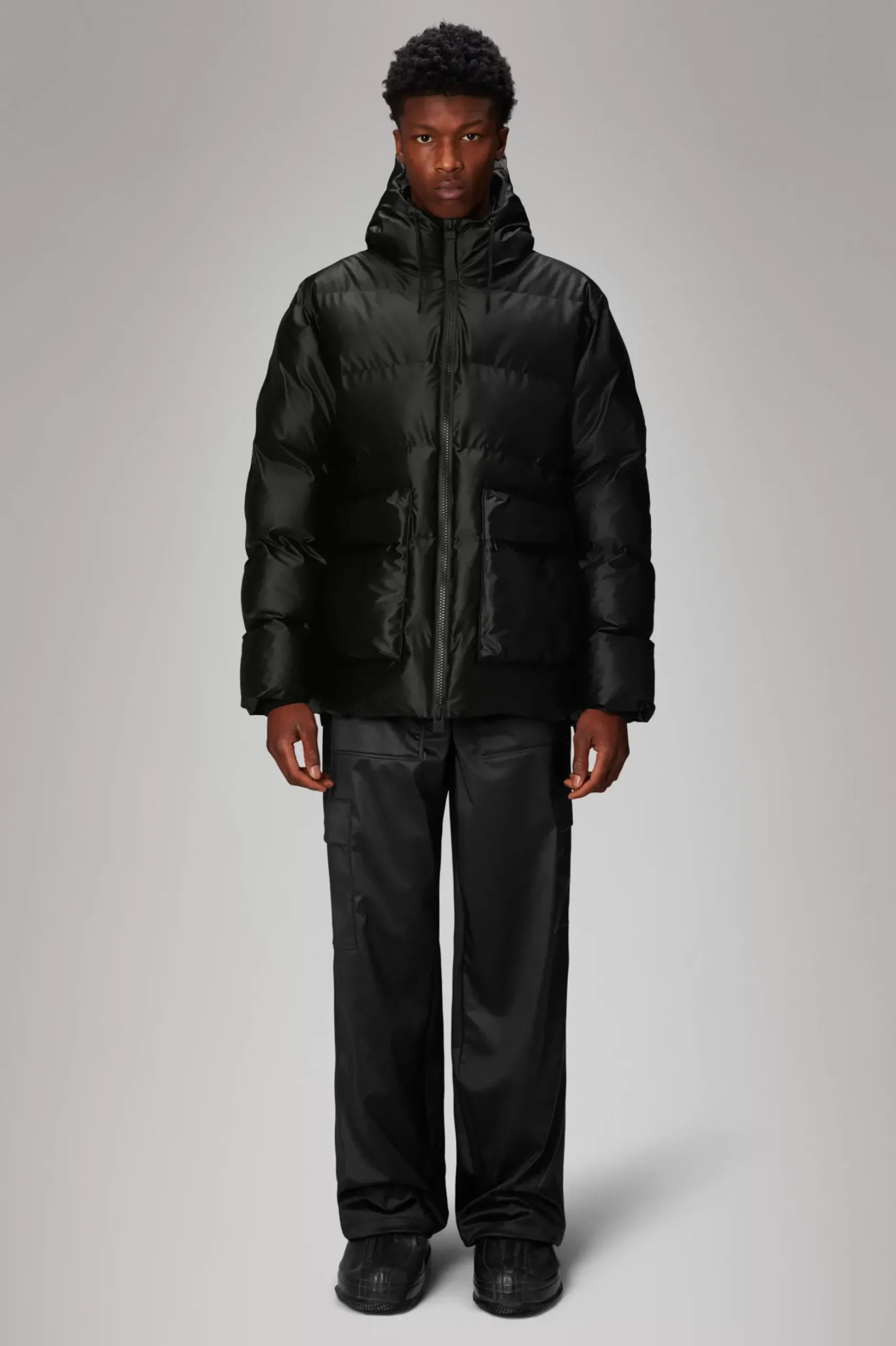Rains Puffers|Vinterjakker<Alta Puffer Jacket BlackGrain
