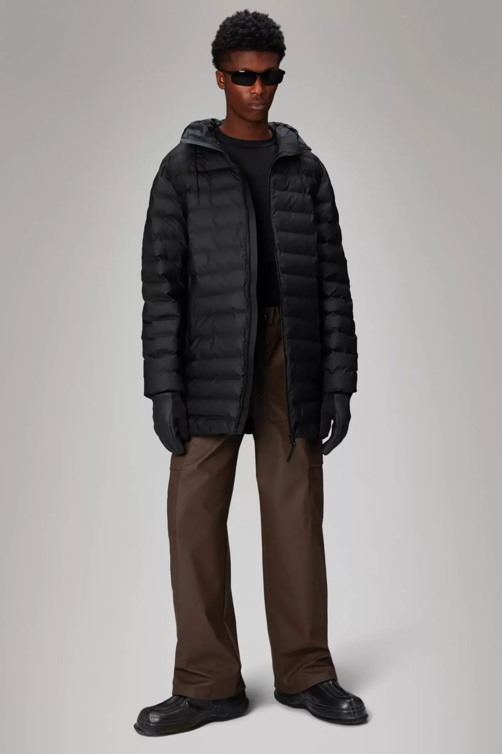 Rains Puffers|Parkajakker<Alta Puffer Jacket Black