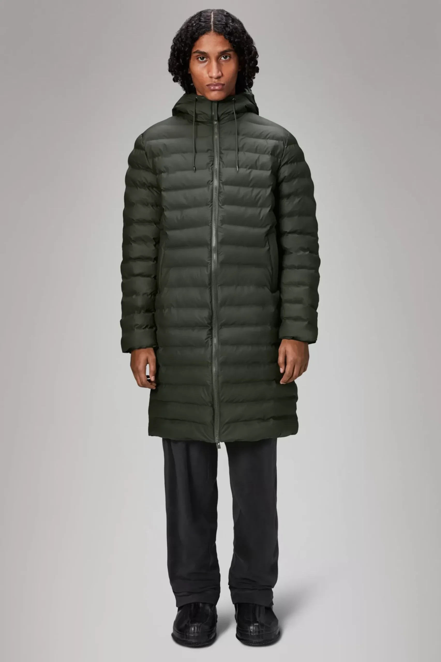 Rains Puffers|Parkajakker<Alta Puffer Jacket Green