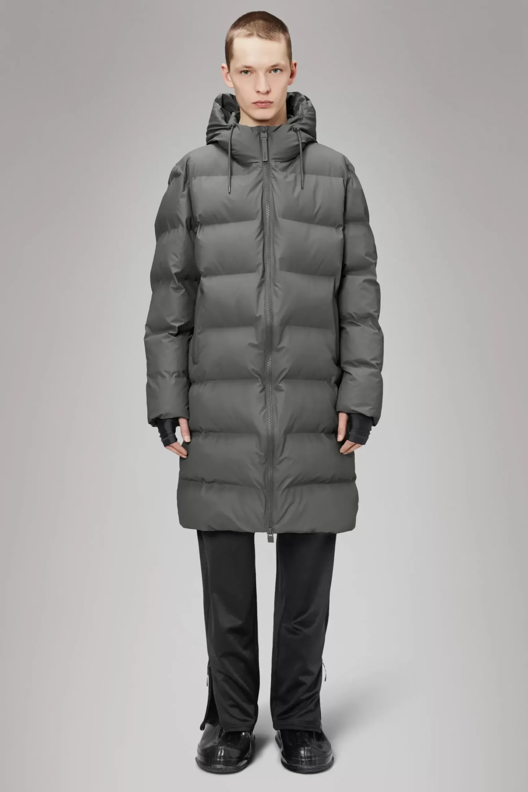 Rains Puffers|Vinterjakker<Alta Puffer Jacket Grey