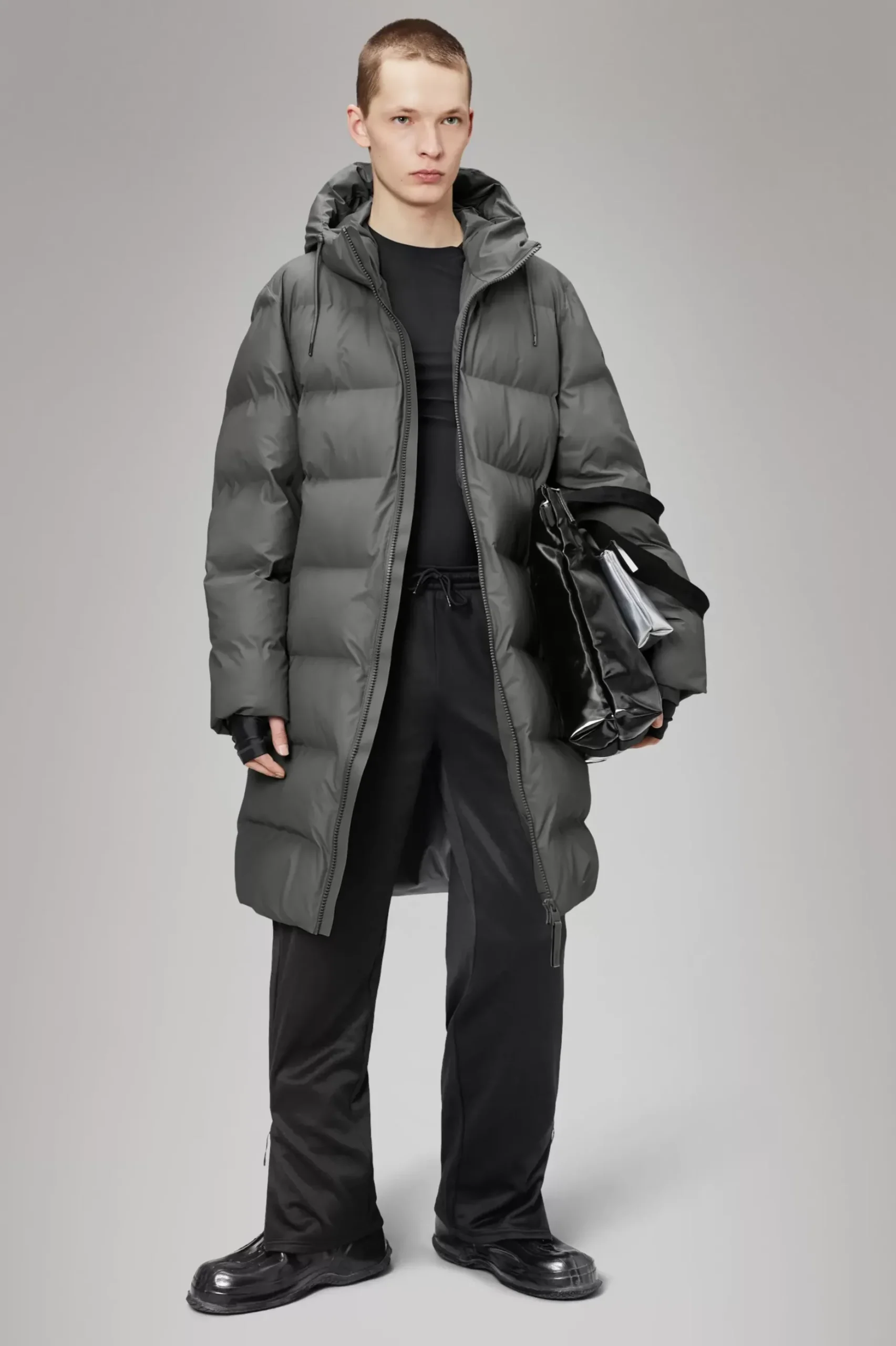 Rains Puffers|Vinterjakker<Alta Puffer Jacket Grey