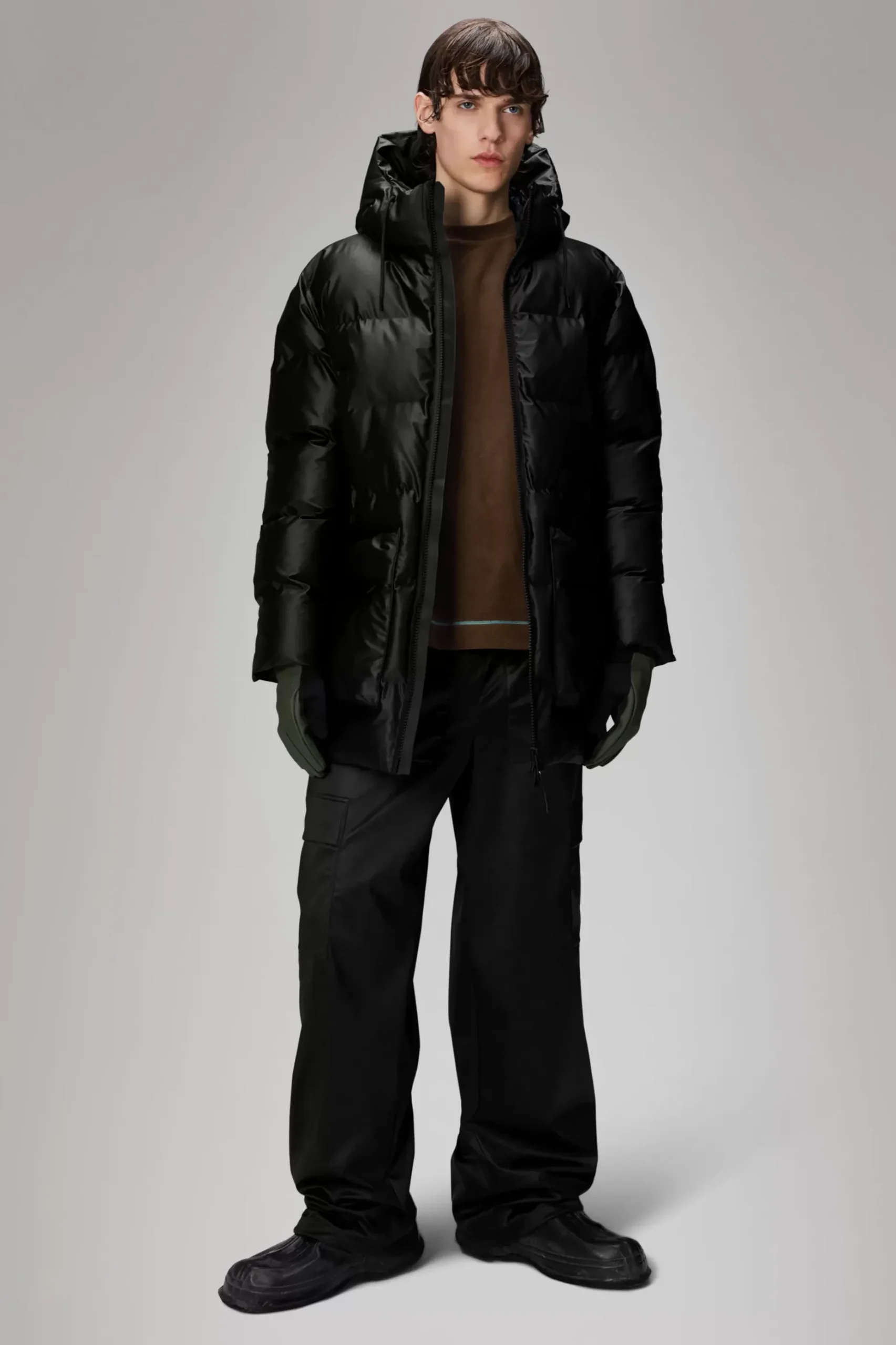 Rains Puffers|Vinterjakker<Alta Puffer Jacket BlackGrain